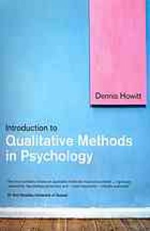 Introduction to qualitative methods in psychology