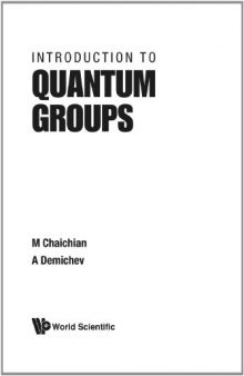 Introduction to Quantum Groups  