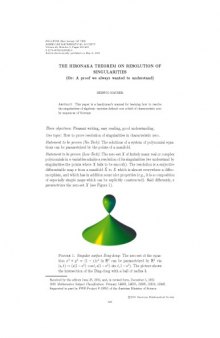 Theorem Resoltion Singularities