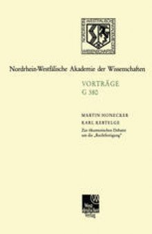 Zur ökumenischen Debatte um die „Rechtfertigung“: 425. Sitzung am 19. Januar 2000 in Düsseldorf