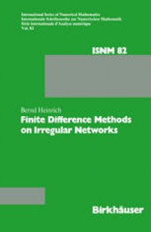 Finite Difference Methods on Irregular Networks: A Generalized Approach to Second Order Elliptic Problems