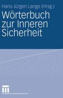 Wörterbuch zur Inneren Sicherheit