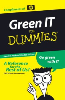Green IT For Dummies (hp)