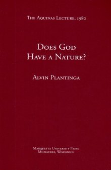 Does God Have a Nature?