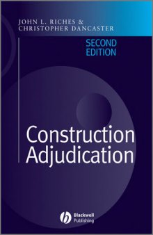 Construction Adjudication, Second Edition