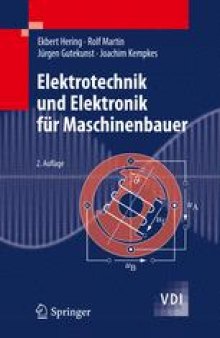 Elektrotechnik und Elektronik fur Maschinenbauer