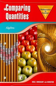 Mathematics in Context: Comparing Quantities: Algebra