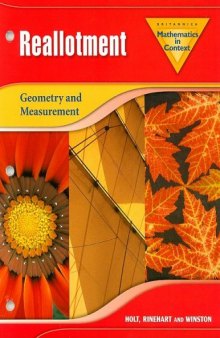 Mathematics in Context: Reallotment: Geometry and Measurement