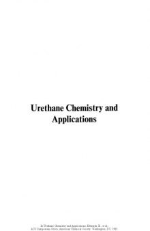 Urethane Chemistry and Applications