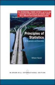 Principles of Statistics for Engineers and Scientists  