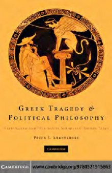 Greek tragedy & political philosophy; Sophocles