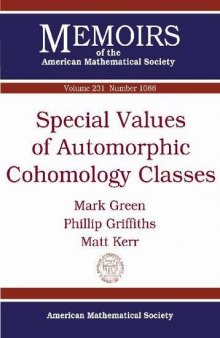 Special values of automorphic cohomology classes