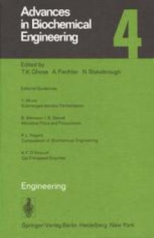 Advances in Biochemical Engineering, Volume 4