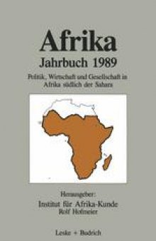 Afrika Jahrbuch 1989: Politik, Wirtschaft und Gesellschaft in Afrika südlich der Sahara