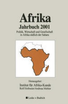 Afrika Jahrbuch 2001: Politik, Wirtschaft und Gesellschaft in Afrika südlich der Sahara