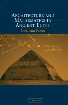 Architecture and Mathematics in Ancient Egypt