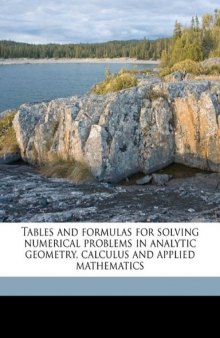 Tables and formulas for solving numerical problems