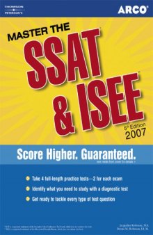 Master the SSAT and ISEE 2007