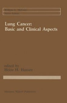 Lung Cancer: Basic and Clinical Aspects
