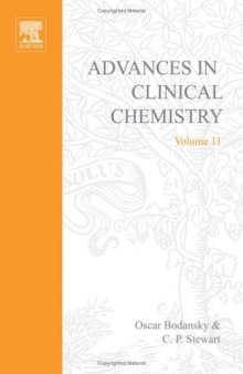 Advances in Clinical Chemistry, Vol. 11