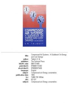 Compressed air systems: a guidebook on energy and cost savings
