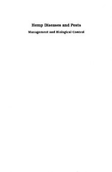 Hemp Diseases, Pests Management and Biological Control