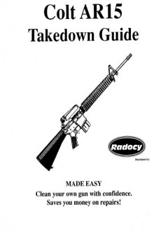 Colt AR15 Takedown Guide