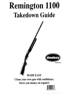 Remington 1100 Takedown Guide