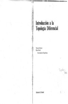 Introduccion a la topologia diferencial (Editorial AC 1977)