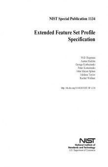 Extended Feature Set Profile Specification