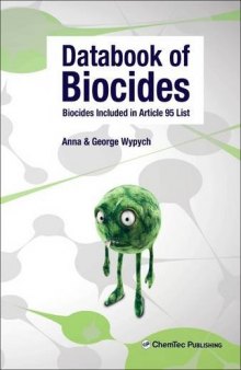Databook of Biocides. Biocides Included in Article 95 List