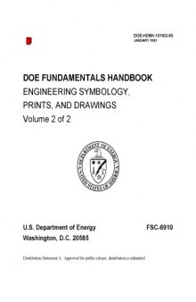 Engineering Symbology, Prints and Drawings - DOE Fundamentals Handbook Vol 2
