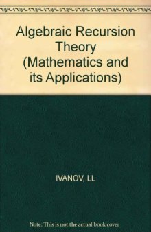 Algebraic Recursion Theory