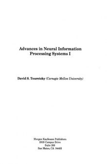 Advances in Neural Information Processing Systems 1