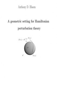 A geometric setting for Hamiltonian perturbation theory