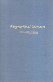 Biographical Memoirs, Volume 86