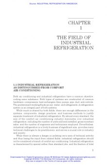 Industrial refrigeration handbook