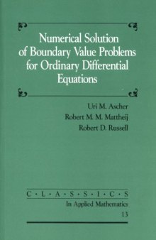 Numerical solution of boundary value problems for ordinary differential equations