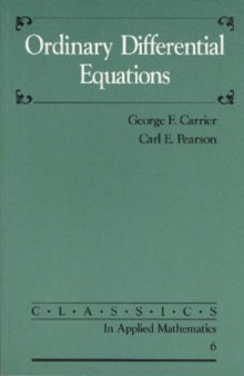 Ordinary Differential Equations (Classics in Applied Mathematics)