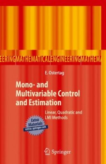 Mono- and Multivariable Control and Estimation: Linear, Quadratic and LMI Methods
