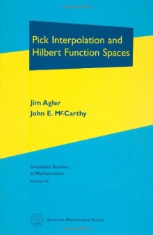 Pick interpolation and Hilbert function spaces