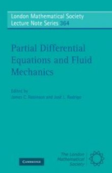 Partial Differential Equations and Fluid Mechanics 