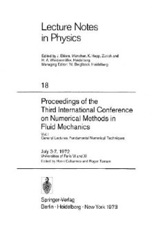 Proc. 3rd int.conf. on numerical methods in fluid mechanics. Vol.1