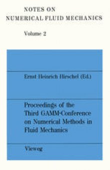 Proceedings of the Third GAMM — Conference on Numerical Methods in Fluid Mechanics: DFVLR, Cologne, October 10 to 12, 1979