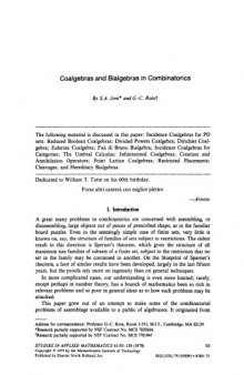 Coalgebras and Bialgebras in Combinatorics