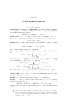 Differential graded coalgebras