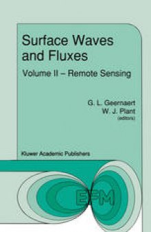Surface Waves and Fluxes: Volume II — Remote Sensing