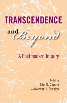Transcendence and Beyond: A Postmodern Inquiry (Indiana Series in the Philosophy of Religion)
