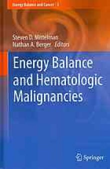 Energy balance and hematologic malignancies