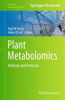 Plant Metabolomics: Methods and Protocols